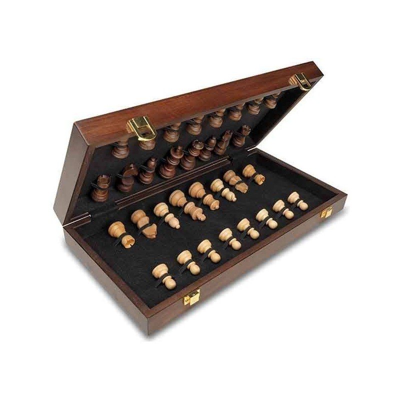 Tablero ajedrez magnetico marqueteria
