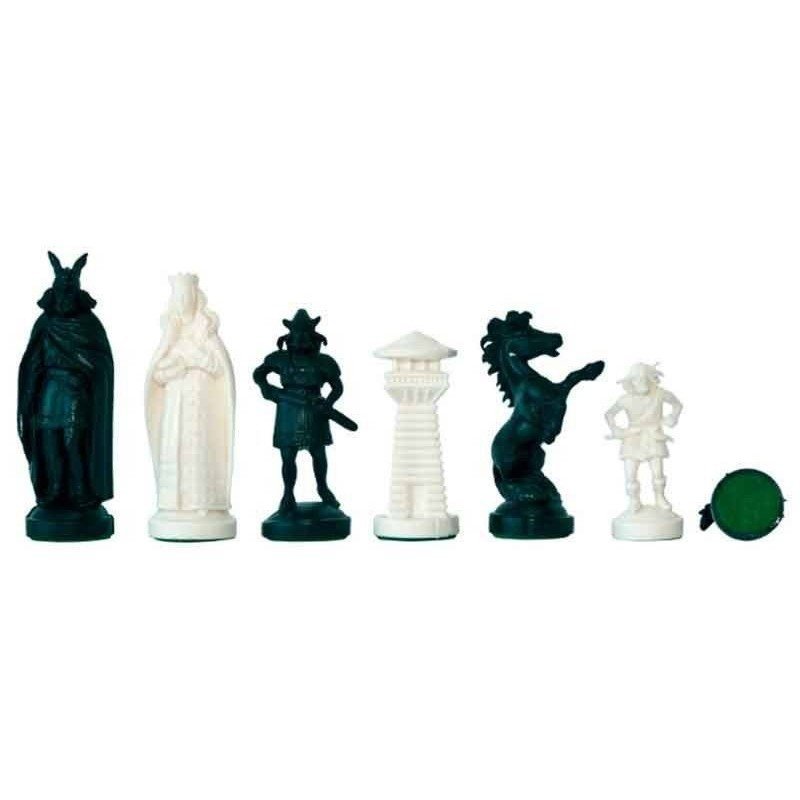 Plastic chess pieces Viking Style