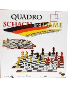Quadro-chess and checkers