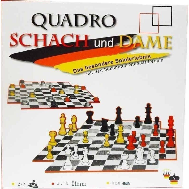Conjunt 4 jugadors escacs i dames