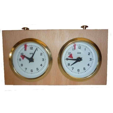 Reloj analógico ajedrez BHB ajedrez de madera  