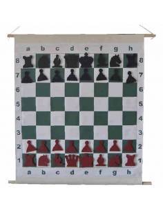 Tauler escacs Mural enrotllable magnètic 72 cm.
