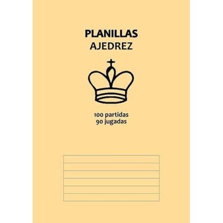 Bloc de planillas ajedrez se puede escoger el color