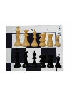 Chess Board and pieces for chessclubs top Staunton 5/6