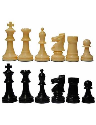 Chess pieces plastic staunton model 5/6