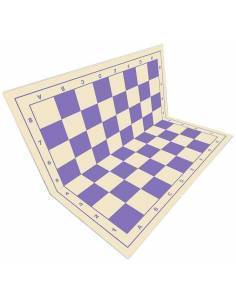 Tauler escacs de Plàstic Rígid plegable blau lavanda