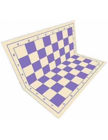 Tablero ajedrez Rígido plegable azul lavanda