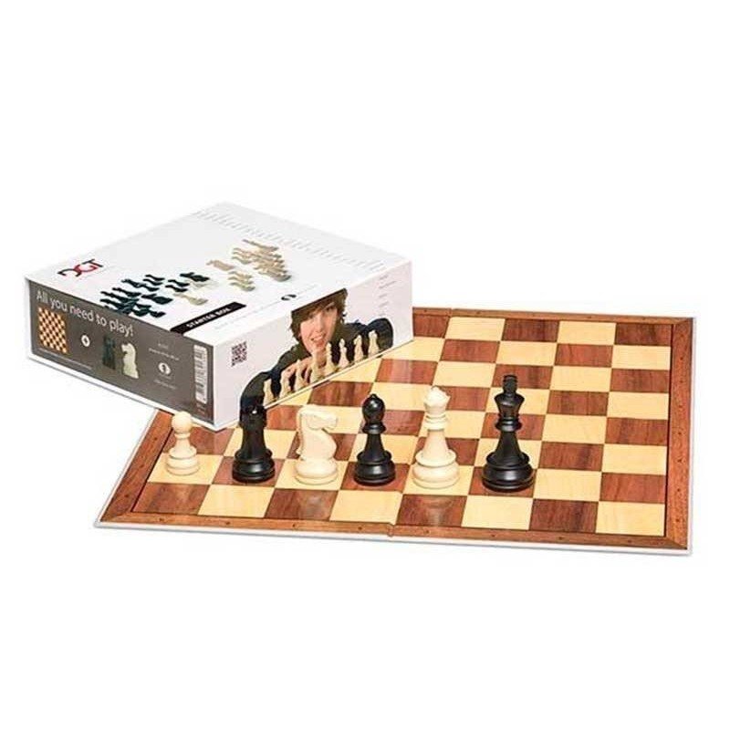 Escacs DGT Chess Starter Box (tauler, peces, cd i rellotge digital)