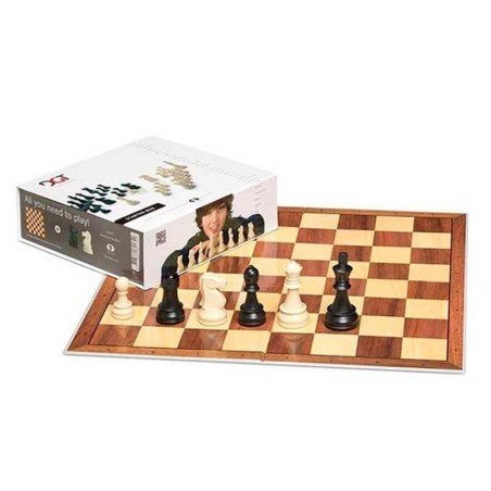 DGT Chess Starter Box (board, parts, cd and digital clock)
