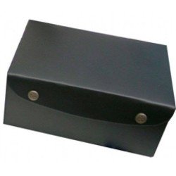 Leather box with green lining Save chess pieces 2