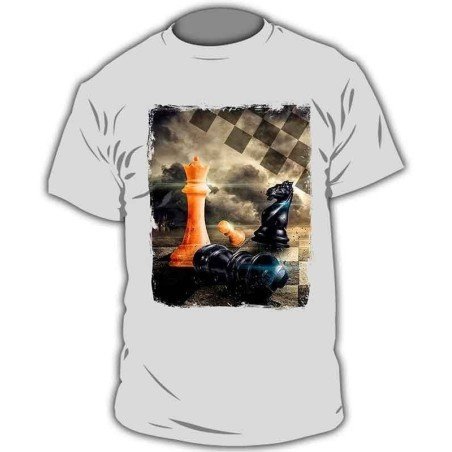 Camisetas con diseño ajedrez modelo 8