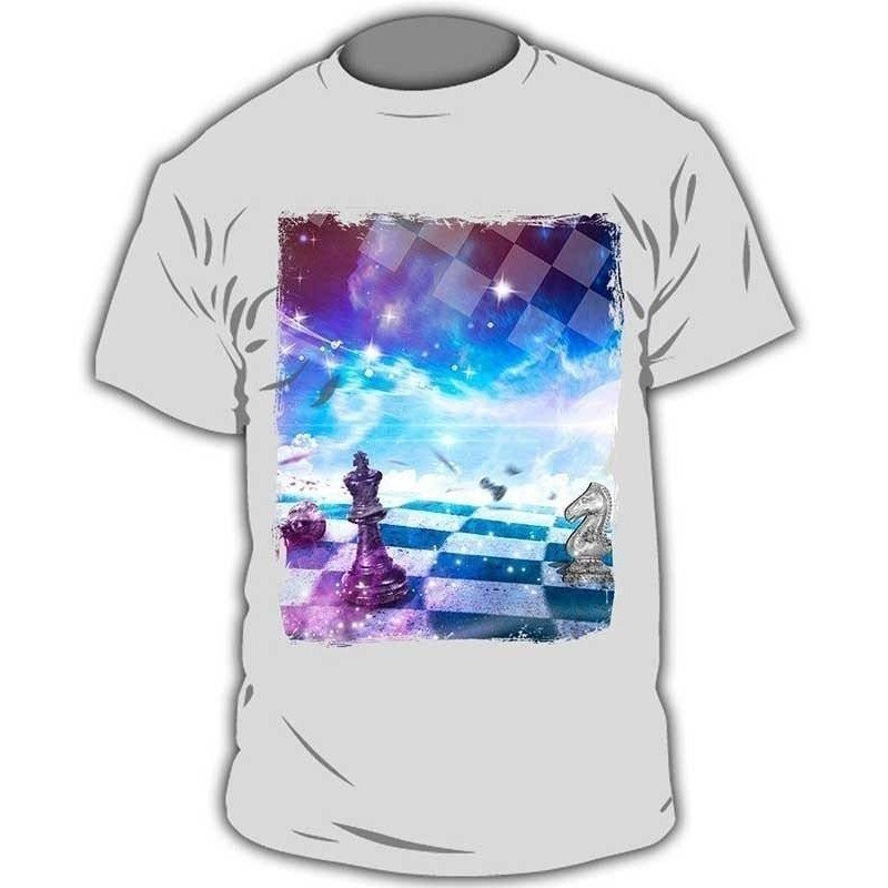 T-shirt with chess designs chess model 10