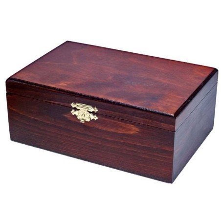 Chess box Dark wooden box