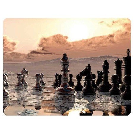 Mousepad with designs of chess model 4