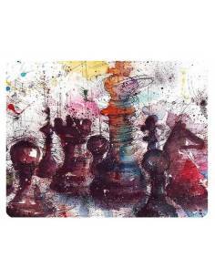 Mousepad with designs of chess model 7