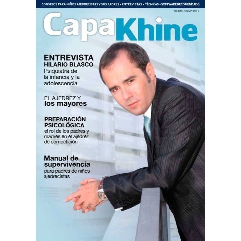 Revista ajedrez Capakhine nº 3. Mitad para niños mitad para padres