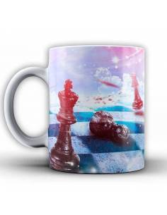 Cups with chess designs model 1