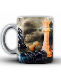 Cups with chess designs model 2