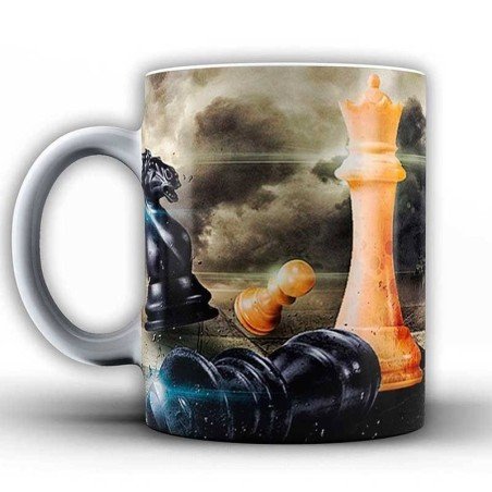 Tazas con diseños de ajedrez modelo 2