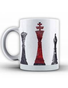 Cups with chess designs model 10