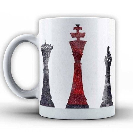 Cups with chess designs model 10