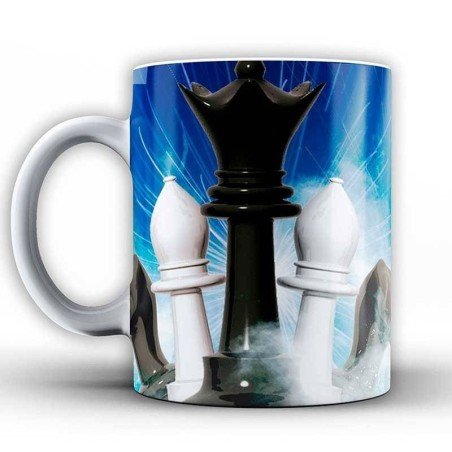 Cup with chess design model 9