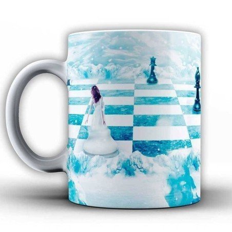Tasses amb dissenys d'escacs model 4