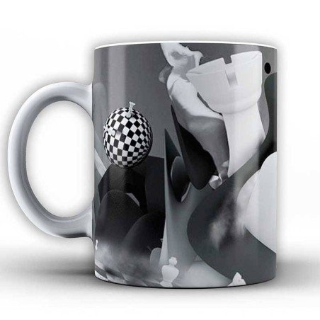 Tazas con diseños de ajedrez modelo 8