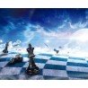 Mousepad with designs of chess model 14