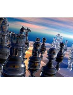 Mousepad with designs of chess model 17