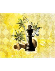 Mousepad with designs of chess model 19