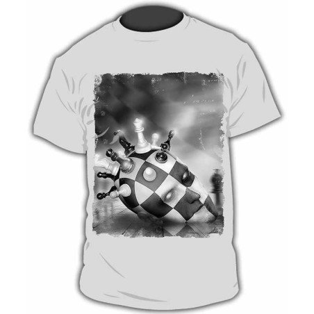 Camiseta con diseños ajedrez modelo 21