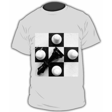 Camiseta con diseño ajedrez modelo 22