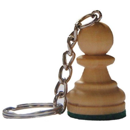 Chess Wooden keychain Pawn.