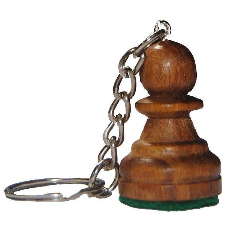 Llavero ajedrez de madera Peón