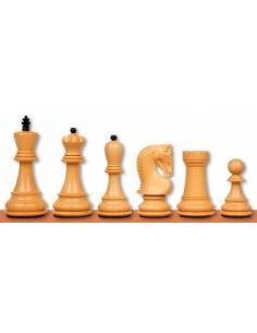 Piezas ajedrez madera Zagreb Acacia y Ebonizada