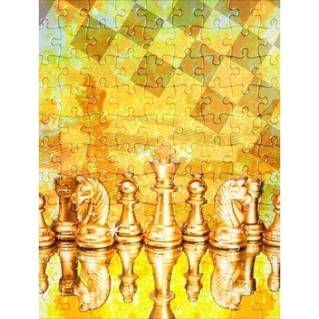 Puzzles amb dissenys d´escacs model 6