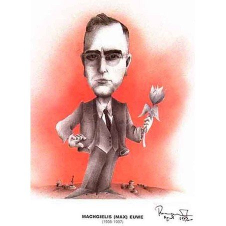Caricatura campions del mon Max Euwe