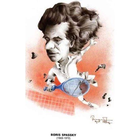 Caricatura campions del mon Boris Spassky