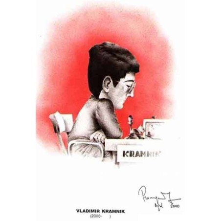 Caricatura campeones del mundo Vladimir Kramnik