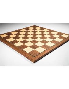 Tablero ajedrez madera nogal plegable  Rechapados Ferrer