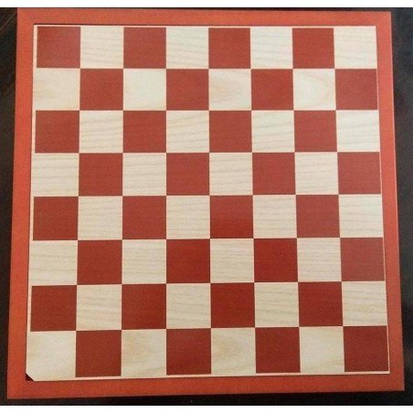 Tablero de ajedrez de madera 31 cm. con tapa