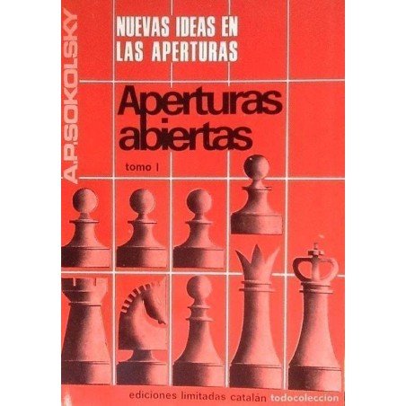 Llibre escacs Nuevas ideas en las aperturas abiertas tomo I