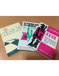 Lot offers 3 chess books with free shipping Tal, USSR Championship and The middle game