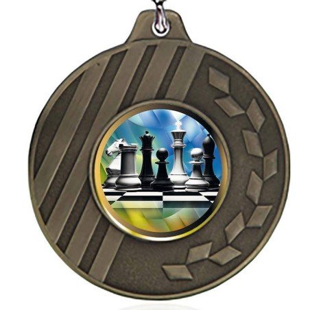 Chess medals for their championships 50 mm. K021L
