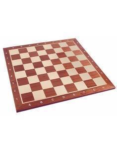Tauler escacs fusta de Caoba amb coordenades 48 cm.