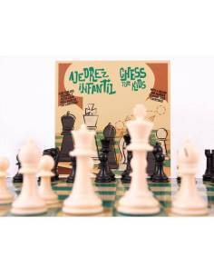 Escacs pintable per a col·legis i clubs