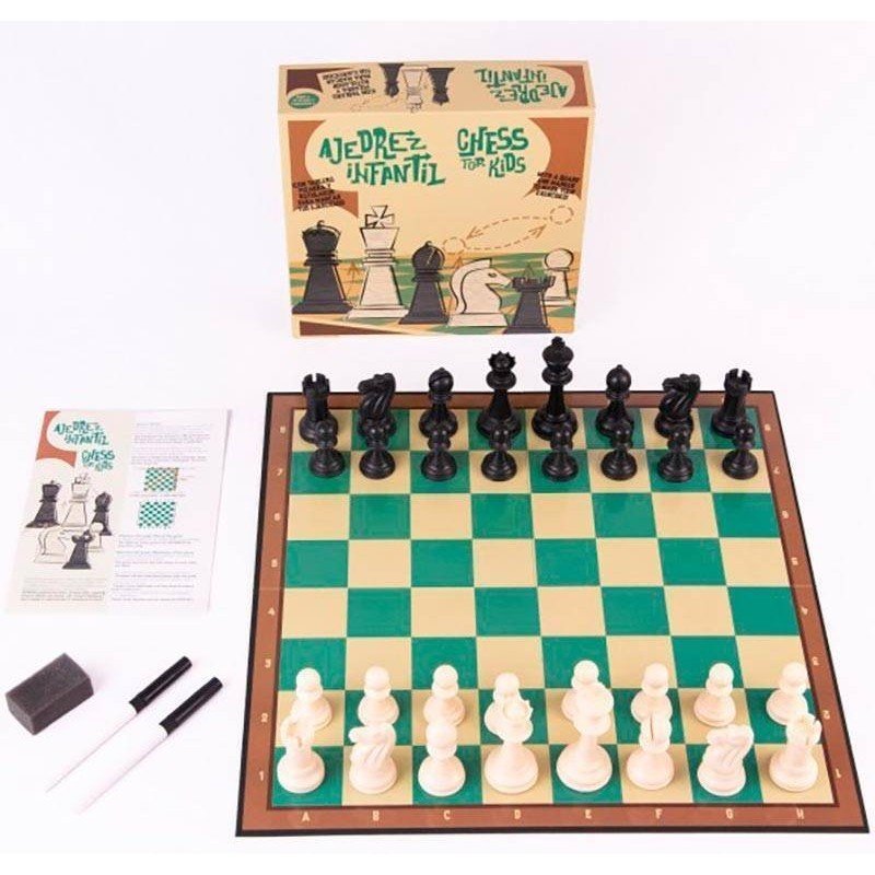 Paintable chess for schools and clubs