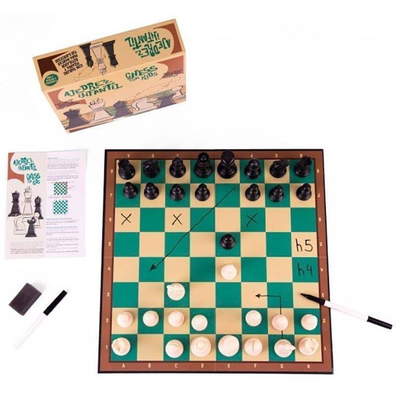 Paintable chess for schools and clubs