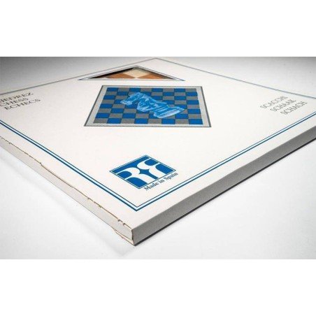 Tauler escacs fusta Noguera 50 cm. superior Rechapados Ferrer